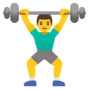 Man Lifting Weights