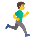 Man Running Facing Right