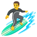 Man Surfing