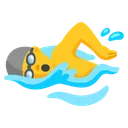 Man Swimming