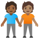 People Holding Hands: Medium-Dark Skin Tone, Medium Skin Tone