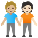 People Holding Hands: Medium-Light Skin Tone, Light Skin Tone