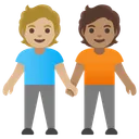 People Holding Hands: Medium-Light Skin Tone, Medium Skin Tone