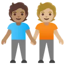 People Holding Hands: Medium Skin Tone, Medium-Light Skin Tone