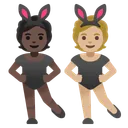 토끼 귀를 한 사람들: 어두운 피부색, 중간 밝은 피부색