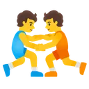 레슬링하는 사람들