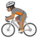 Person Biking: Medium Skin Tone