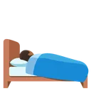 Person in Bed: Medium-Dark Skin Tone
