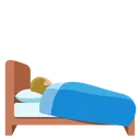 Person in Bed: Medium-Light Skin Tone