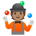 Person Juggling: Medium Skin Tone