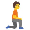 Person Kneeling Facing Right