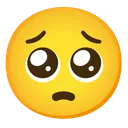 애원하는 얼굴