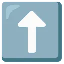 Upwards Black Arrow