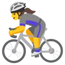 Woman Biking