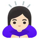 절하는 여성: 밝은 피부 톤