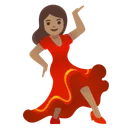 Woman Dancing: Medium Skin Tone