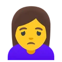 찡그린 여자