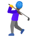 Woman Golfing