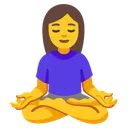 Woman in Lotus Position