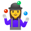 Woman Juggling