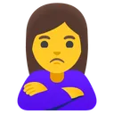 삐죽거리는 여자