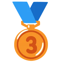 Third Place Medal — Google