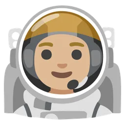 Astronaut: Medium-Light Skin Tone — Google