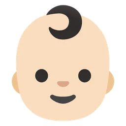 Baby: Light Skin Tone — Google