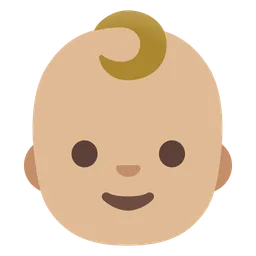 Baby: Medium-Light Skin Tone — Google
