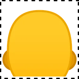 Emoji Component Bald — Google
