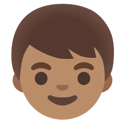 Boy: Medium Skin Tone — Google
