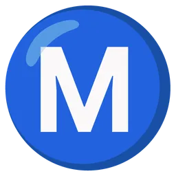 Circled Latin Capital Letter M — Google