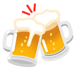 찰칵거리는 맥주잔 — Google