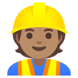 Construction Worker: Medium Skin Tone — Google