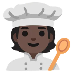 Cook: Dark Skin Tone — Google