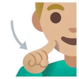 Deaf Man: Medium-Light Skin Tone — Google
