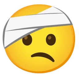Face with Head-Bandage — Google