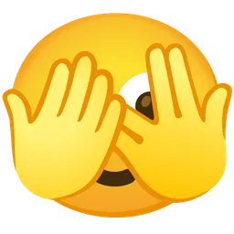 Face with Peeking Eye — Google