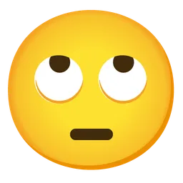 Face with Rolling Eyes — Google