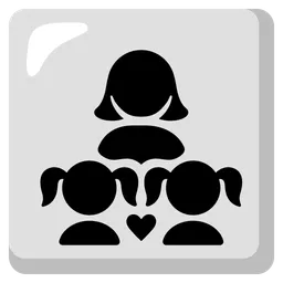 Family: Woman, Girl, Girl — Google