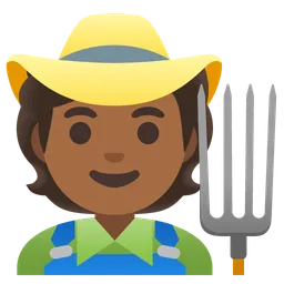 Farmer: Medium-Dark Skin Tone — Google