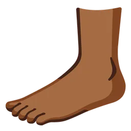 Foot: Medium-Dark Skin Tone — Google