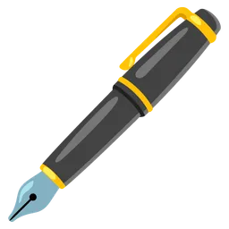 Lower Left Fountain Pen — Google