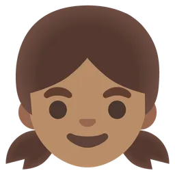 Girl: Medium Skin Tone — Google