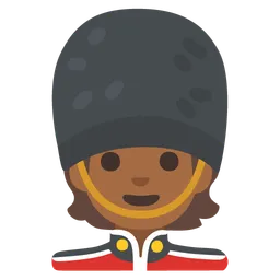Guard: Medium-Dark Skin Tone — Google
