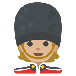 Guard: Medium-Light Skin Tone — Google