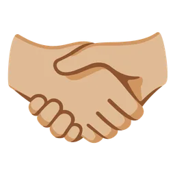 Handshake: Medium-Light Skin Tone — Google