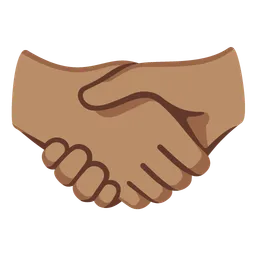 Handshake: Medium Skin Tone — Google
