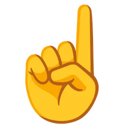 White Up Pointing Index — Google