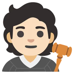 Judge: Light Skin Tone — Google